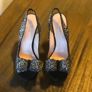 Kate Spade Sequin Slingbacks